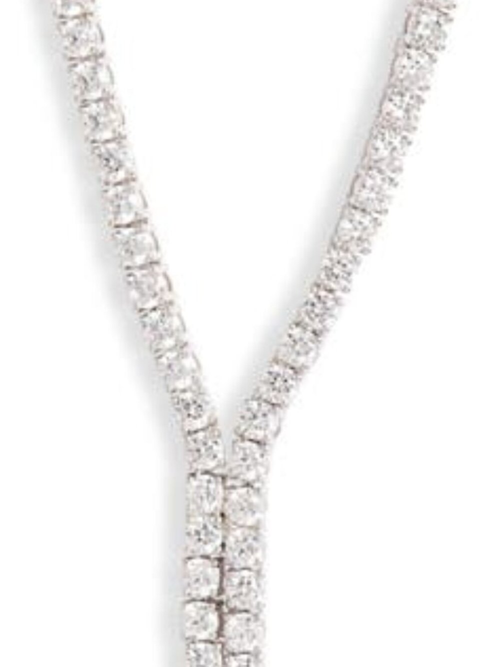Cubic Zirconia Frontal Necklace